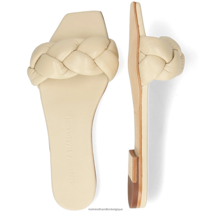 Melvin & Hamilton femmes sandrine 3 R442281619 mules blanc