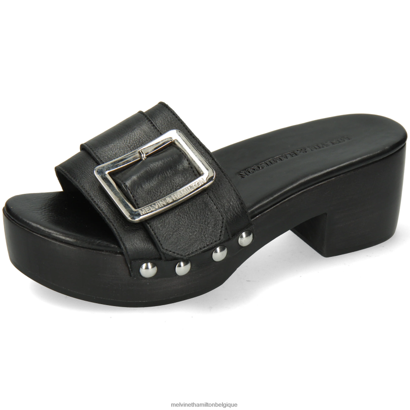 Melvin & Hamilton femmes Layla 1 R442281998 sabots noir