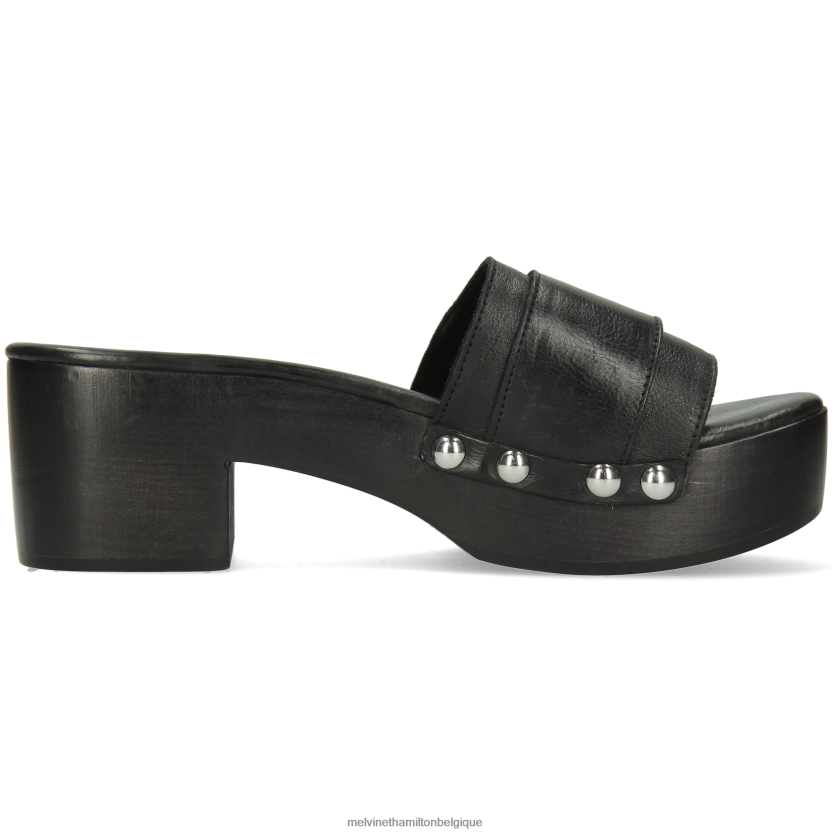 Melvin & Hamilton femmes Layla 1 R442281998 sabots noir