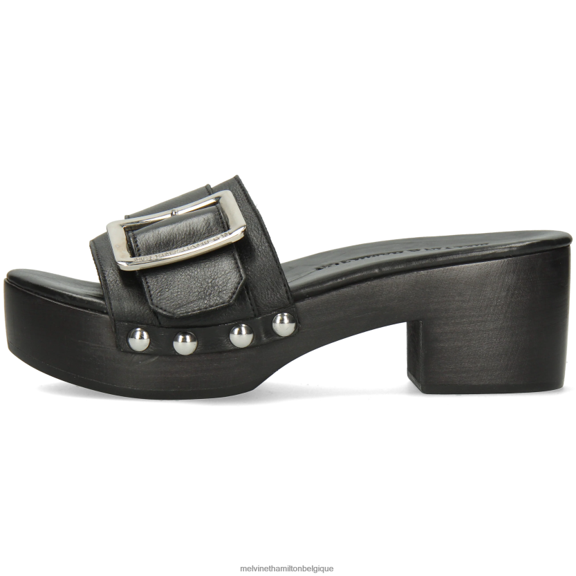 Melvin & Hamilton femmes Layla 1 R442281998 sabots noir