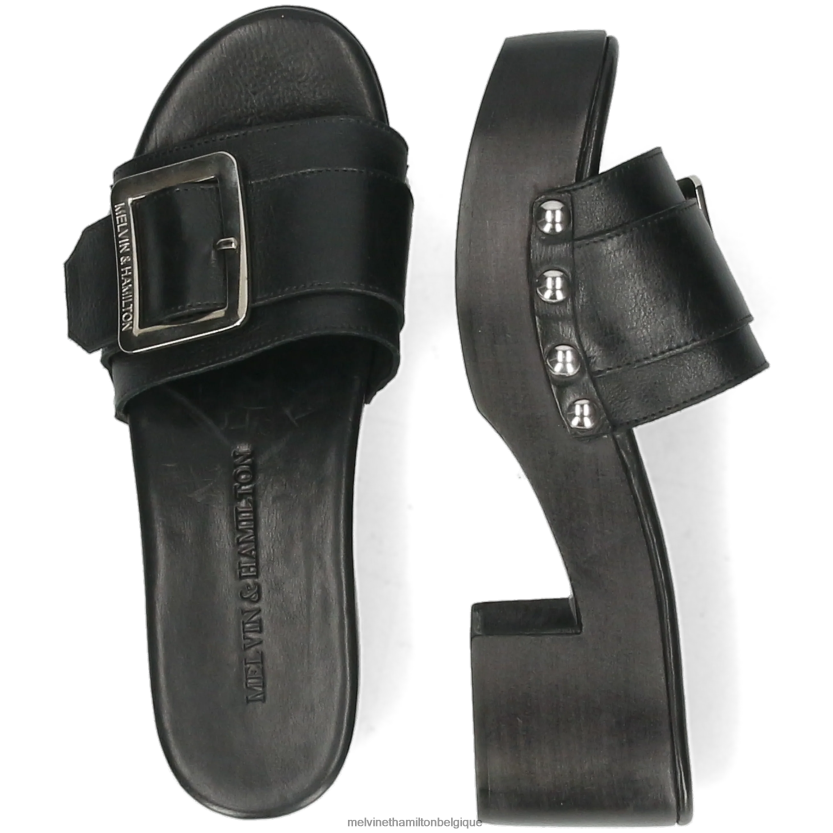 Melvin & Hamilton femmes Layla 1 R442281998 sabots noir