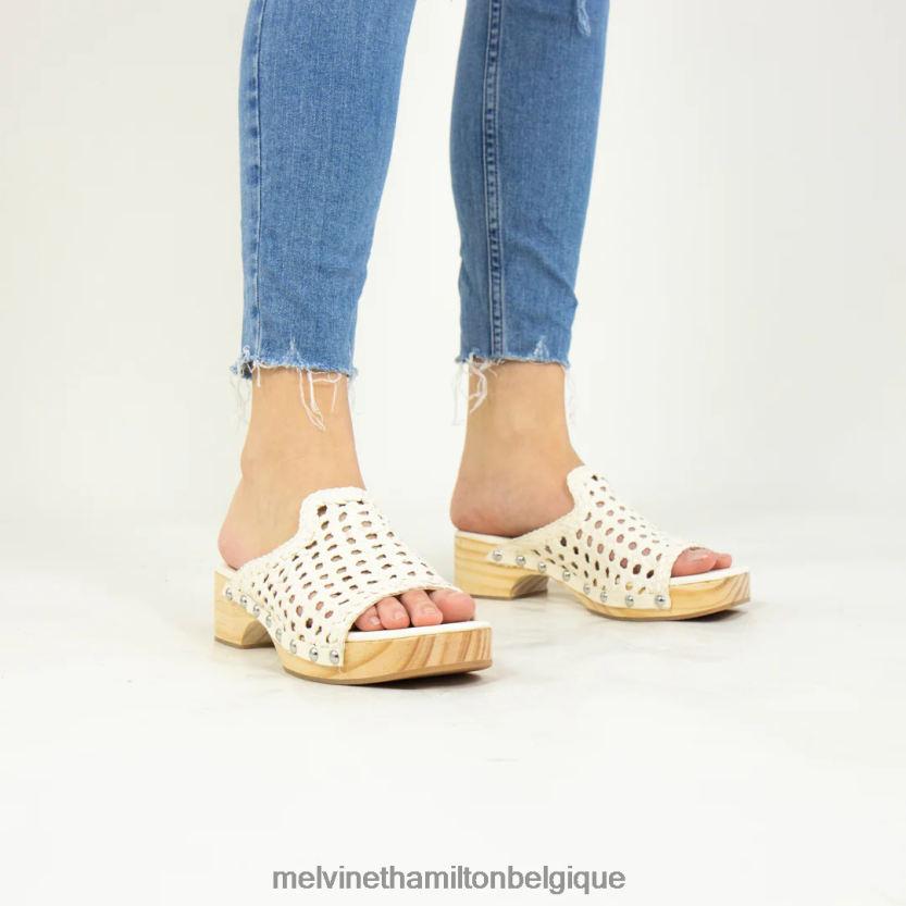 Melvin & Hamilton femmes Marie 1 R442281983 sabots blanc