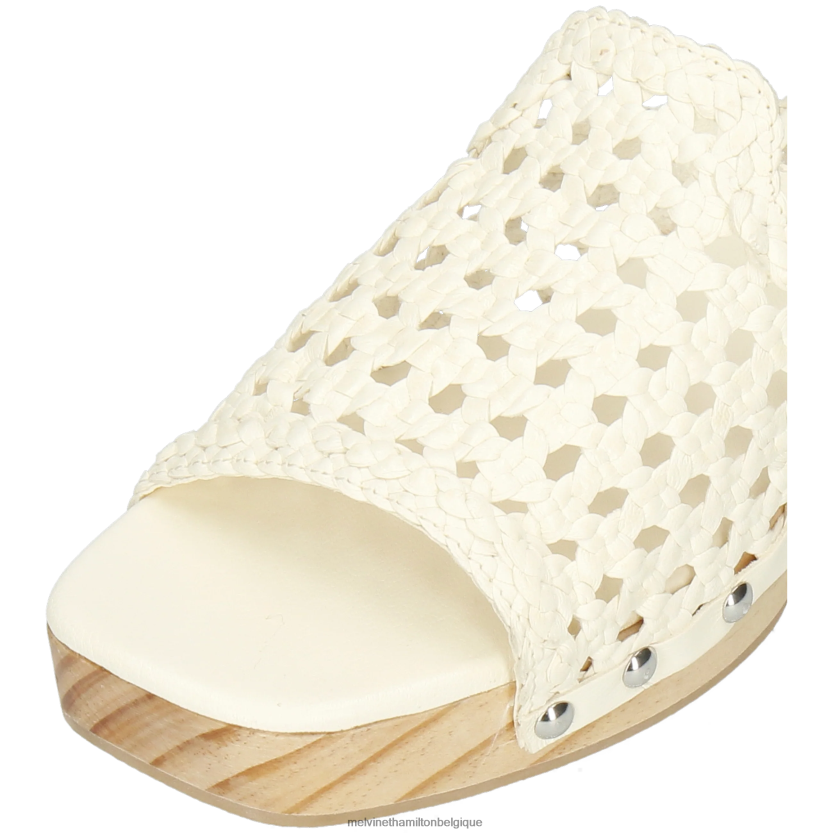Melvin & Hamilton femmes Marie 1 R442281983 sabots blanc