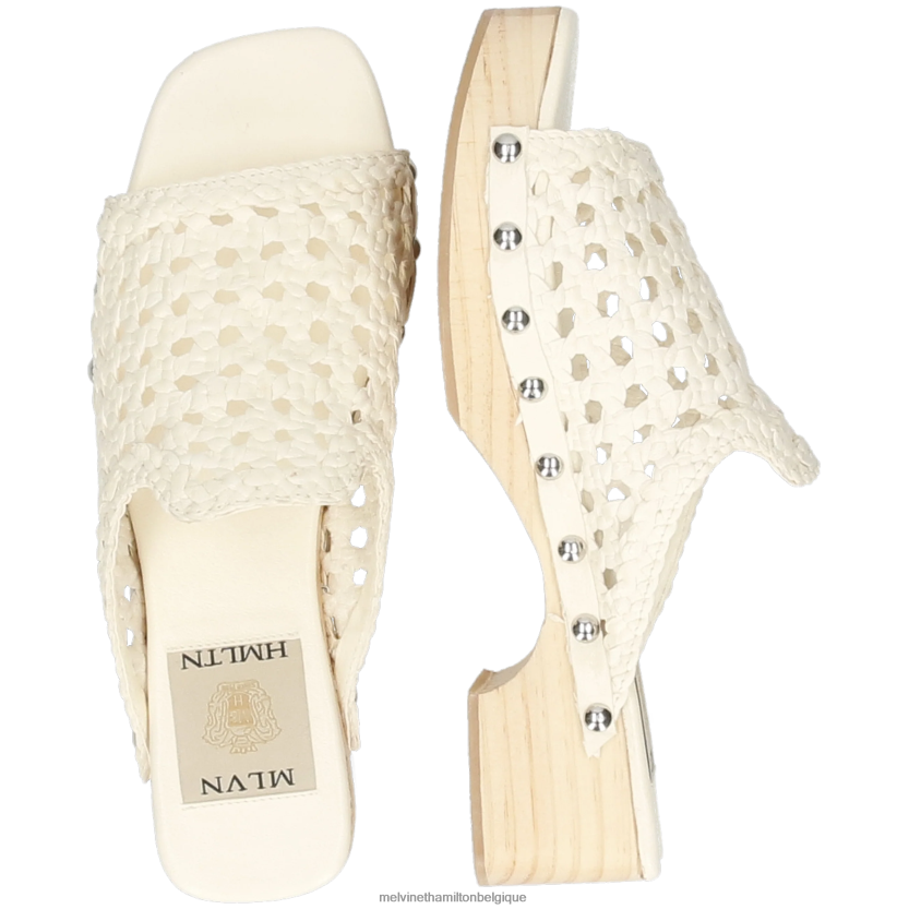 Melvin & Hamilton femmes Marie 1 R442281983 sabots blanc