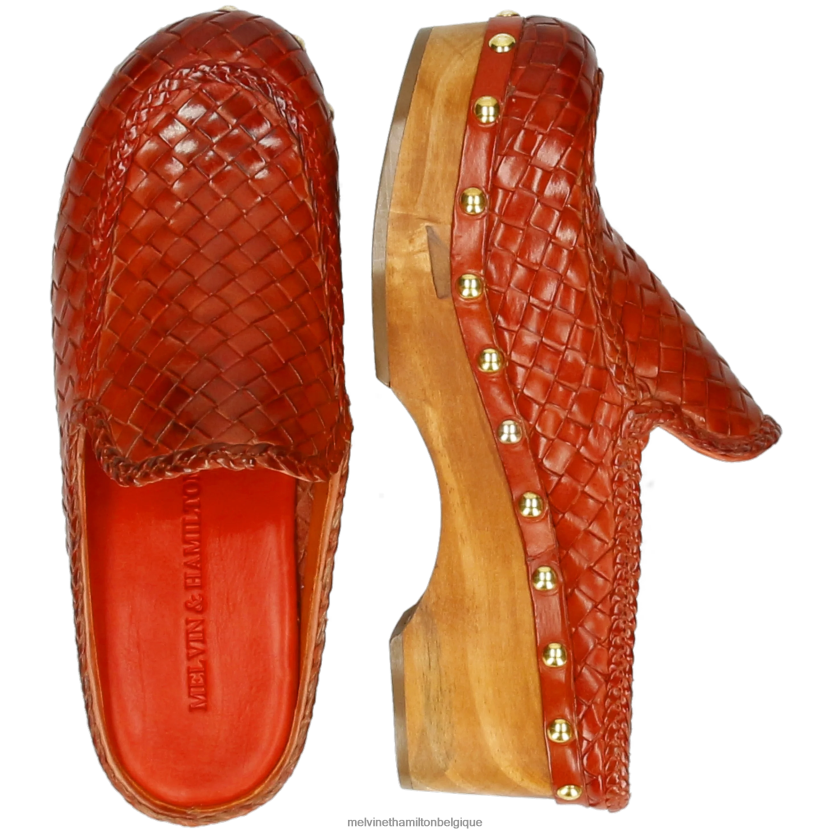 Melvin & Hamilton femmes flore 13 R442281991 sabots rouge