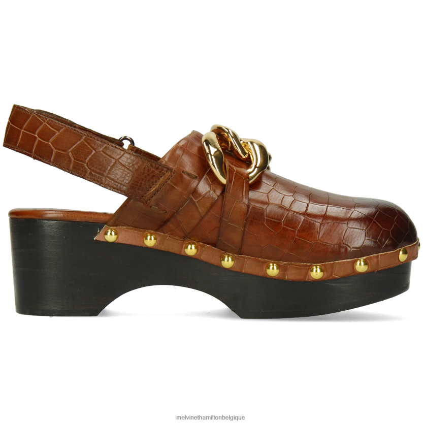 Melvin & Hamilton femmes flore 1 R442281986 sabots brun