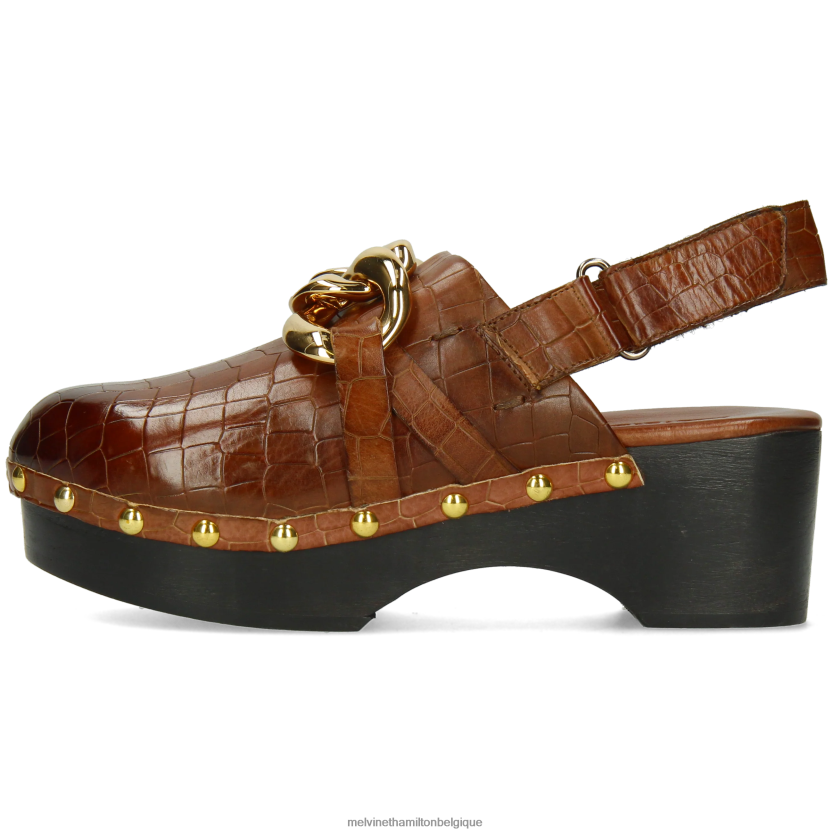 Melvin & Hamilton femmes flore 1 R442281986 sabots brun