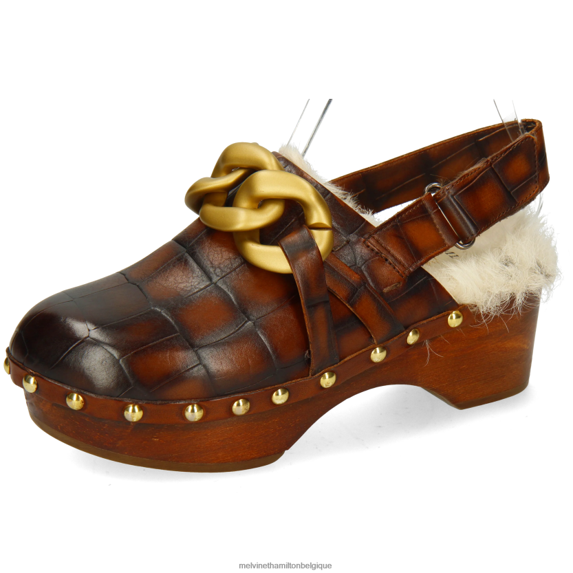 Melvin & Hamilton femmes flore 1 R442281990 sabots brun