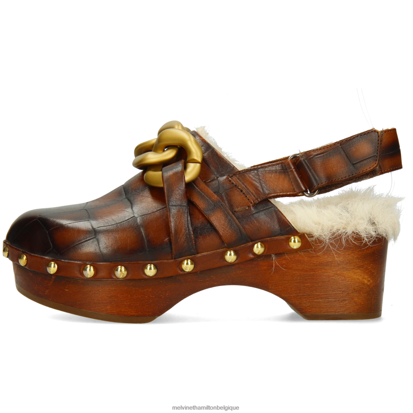 Melvin & Hamilton femmes flore 1 R442281990 sabots brun