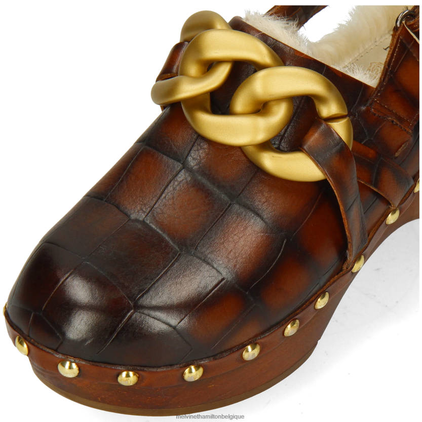 Melvin & Hamilton femmes flore 1 R442281990 sabots brun