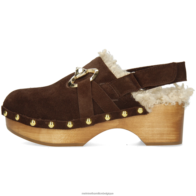 Melvin & Hamilton femmes flore 1 R442281992 sabots brun