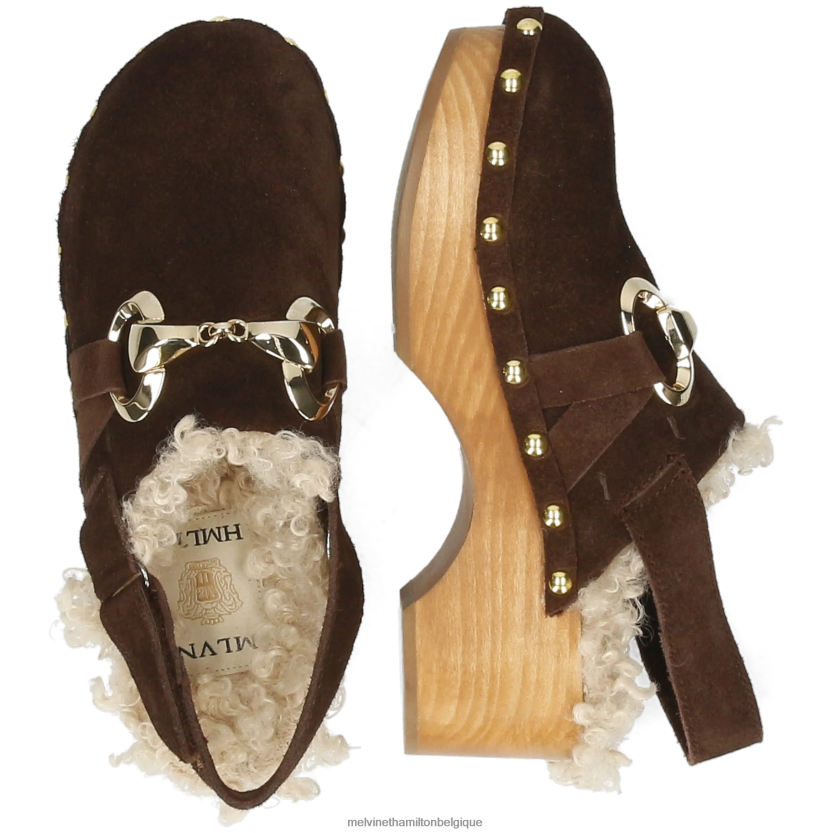 Melvin & Hamilton femmes flore 1 R442281992 sabots brun