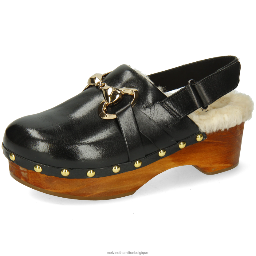 Melvin & Hamilton femmes flore 1 R442281997 sabots noir