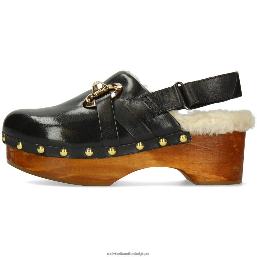 Melvin & Hamilton femmes flore 1 R442281997 sabots noir