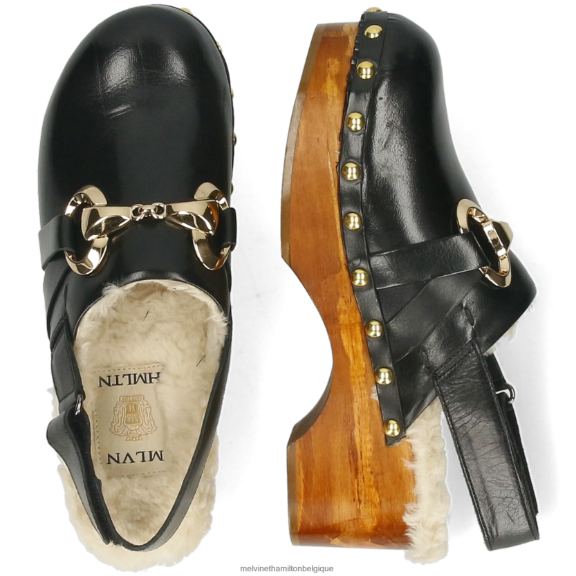 Melvin & Hamilton femmes flore 1 R442281997 sabots noir