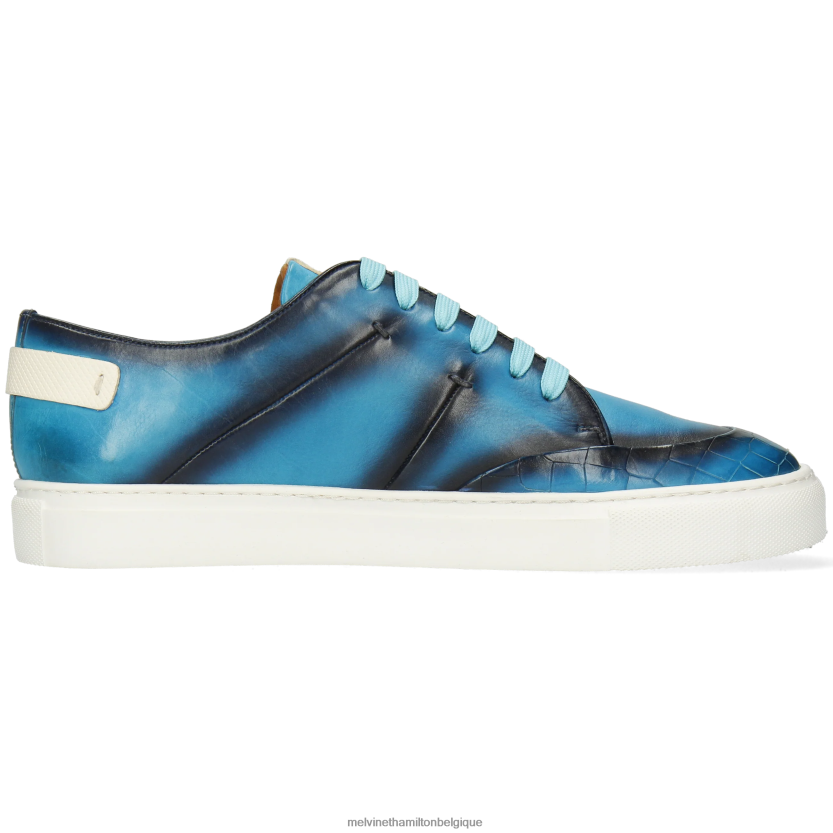 Melvin & Hamilton Hommes Harvey 15 R44228681 baskets turquoise