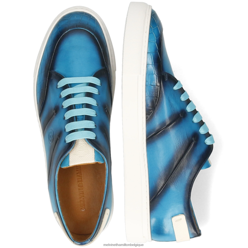 Melvin & Hamilton Hommes Harvey 15 R44228681 baskets turquoise