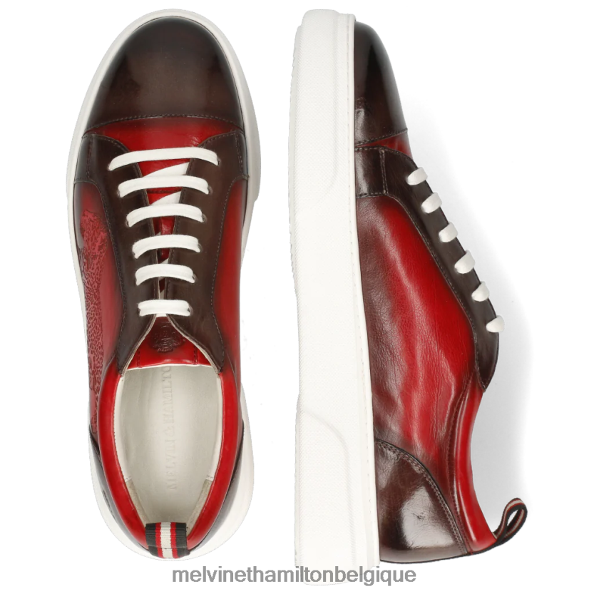 Melvin & Hamilton Hommes harvey 12 R44228656 baskets rouge