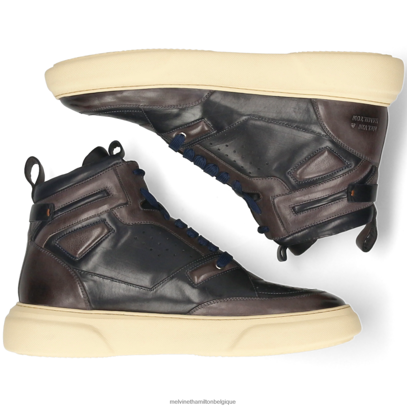 Melvin & Hamilton Hommes harvey 51 R44228599 baskets gris