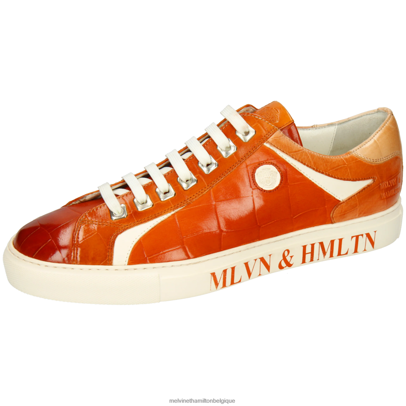 Melvin & Hamilton Hommes harvey 9 R44228568 baskets orange