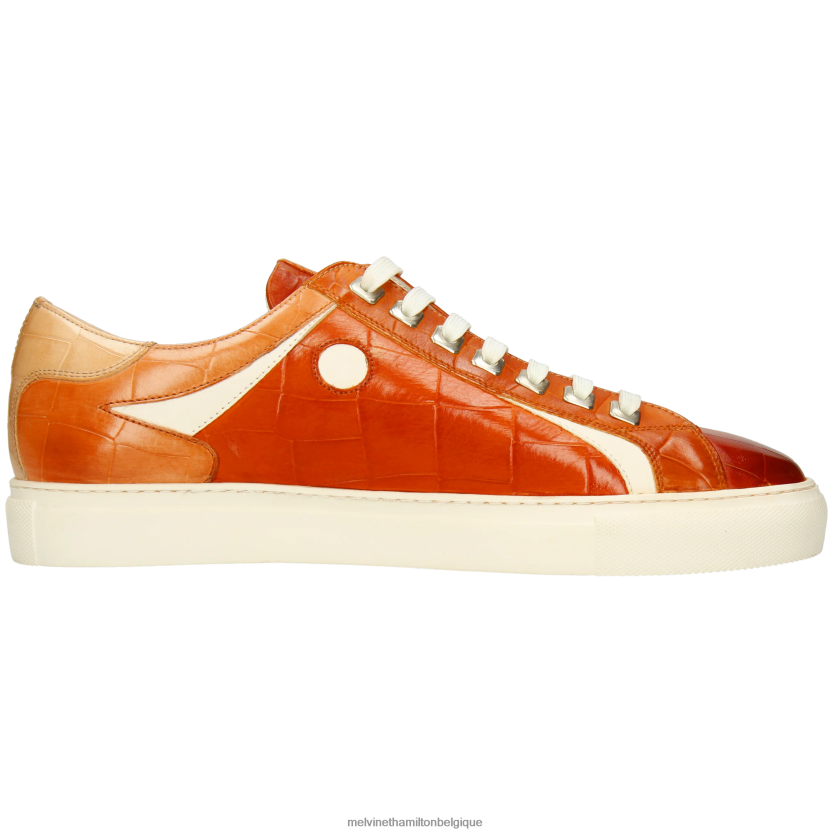 Melvin & Hamilton Hommes harvey 9 R44228568 baskets orange