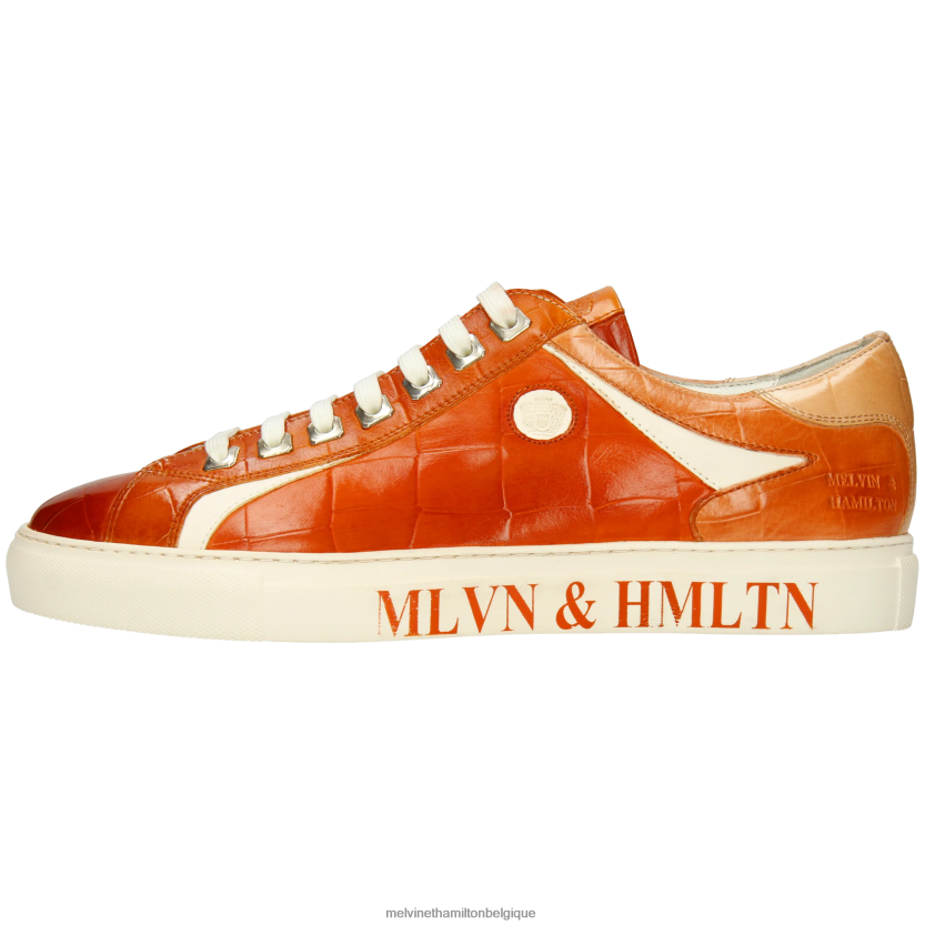Melvin & Hamilton Hommes harvey 9 R44228568 baskets orange