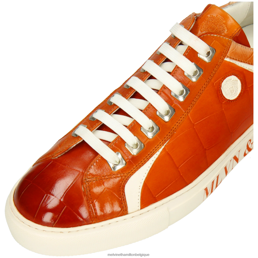 Melvin & Hamilton Hommes harvey 9 R44228568 baskets orange