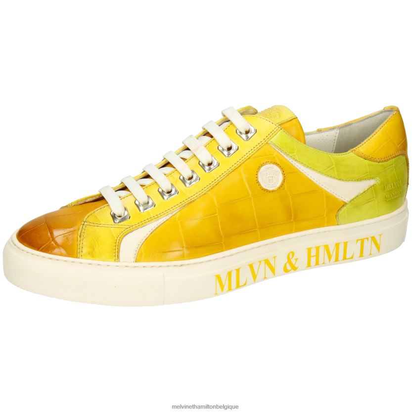 Melvin & Hamilton Hommes harvey 9 R44228589 baskets jaune