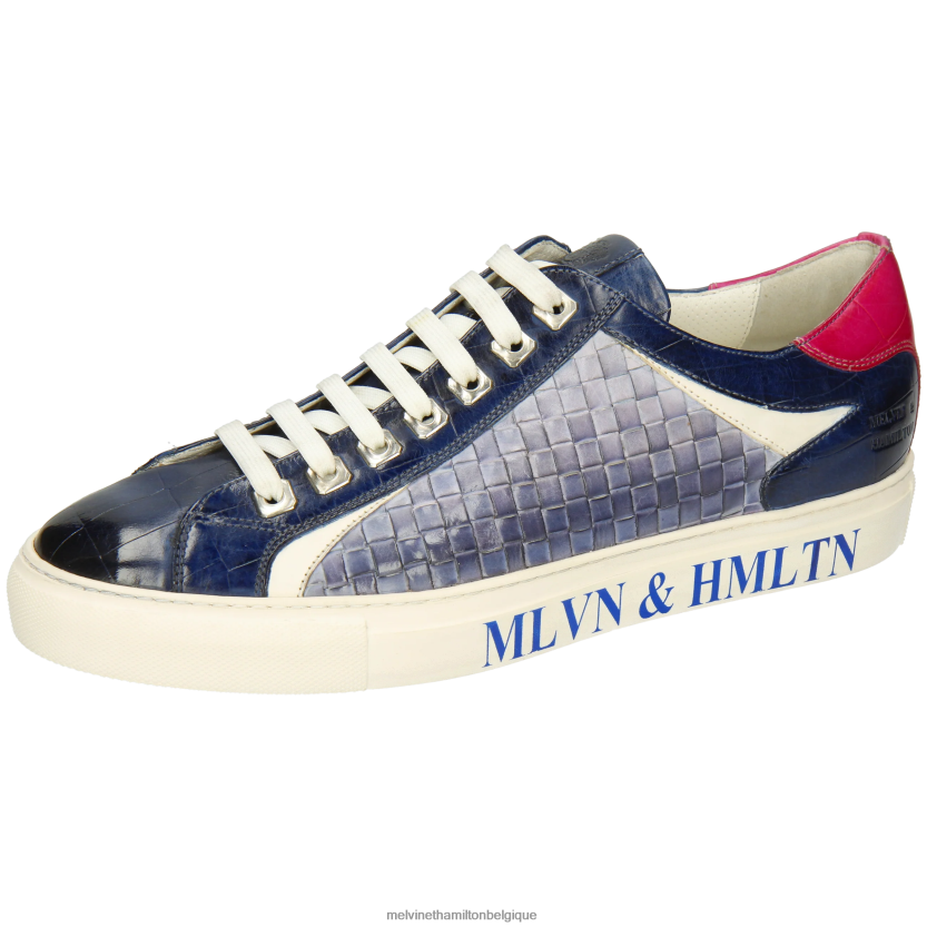 Melvin & Hamilton Hommes harvey 9 R44228609 baskets violet