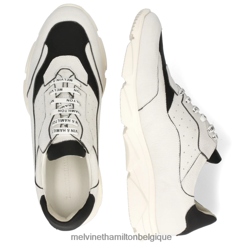 Melvin & Hamilton Hommes kobé 16 R44228661 baskets blanc