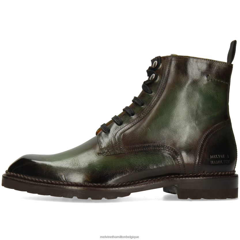 Melvin & Hamilton Hommes Adam 1 R4422861 bottines vert