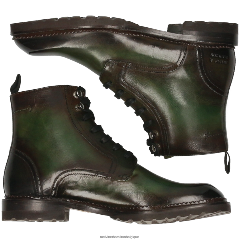 Melvin & Hamilton Hommes Adam 1 R4422861 bottines vert