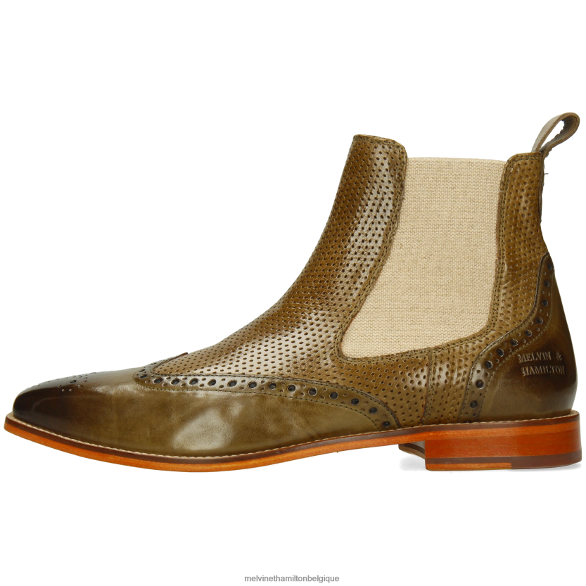 Melvin & Hamilton Hommes Alex 9 R4422848 bottines kaki