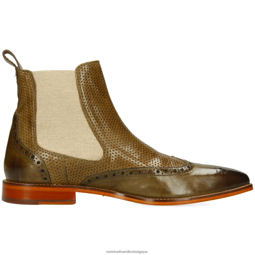 Melvin & Hamilton Hommes Alex 9 R4422848 bottines kaki