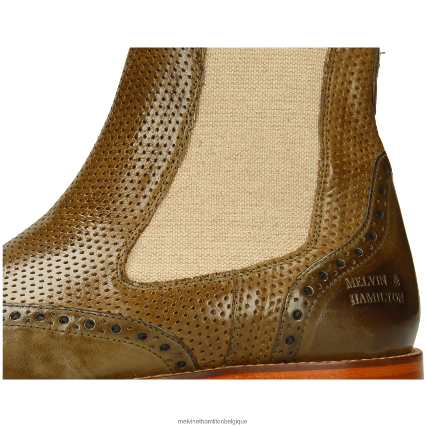 Melvin & Hamilton Hommes Alex 9 R4422848 bottines kaki