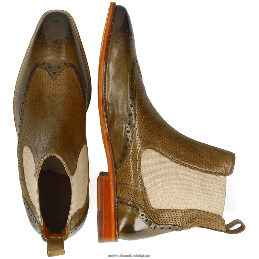 Melvin & Hamilton Hommes Alex 9 R4422848 bottines kaki
