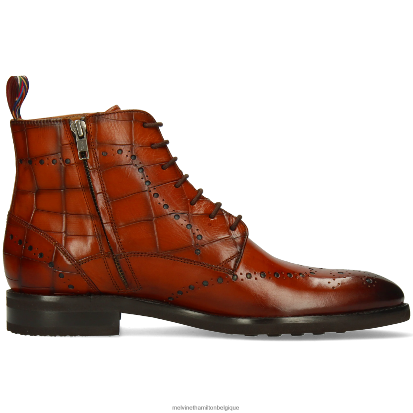 Melvin & Hamilton Hommes Bobby 9 R4422889 bottines orange