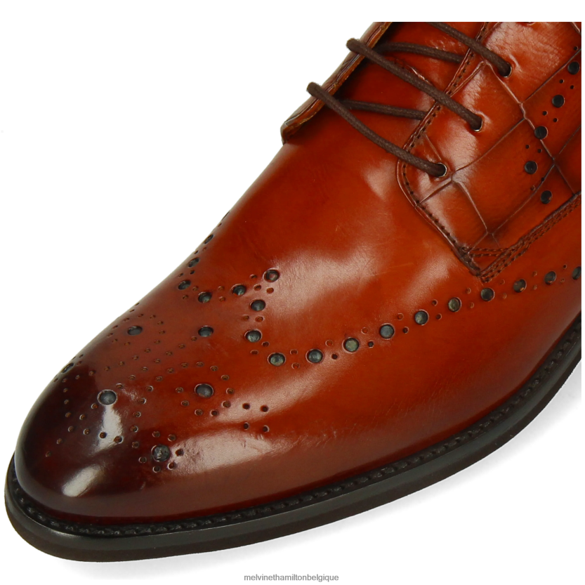 Melvin & Hamilton Hommes Bobby 9 R4422889 bottines orange