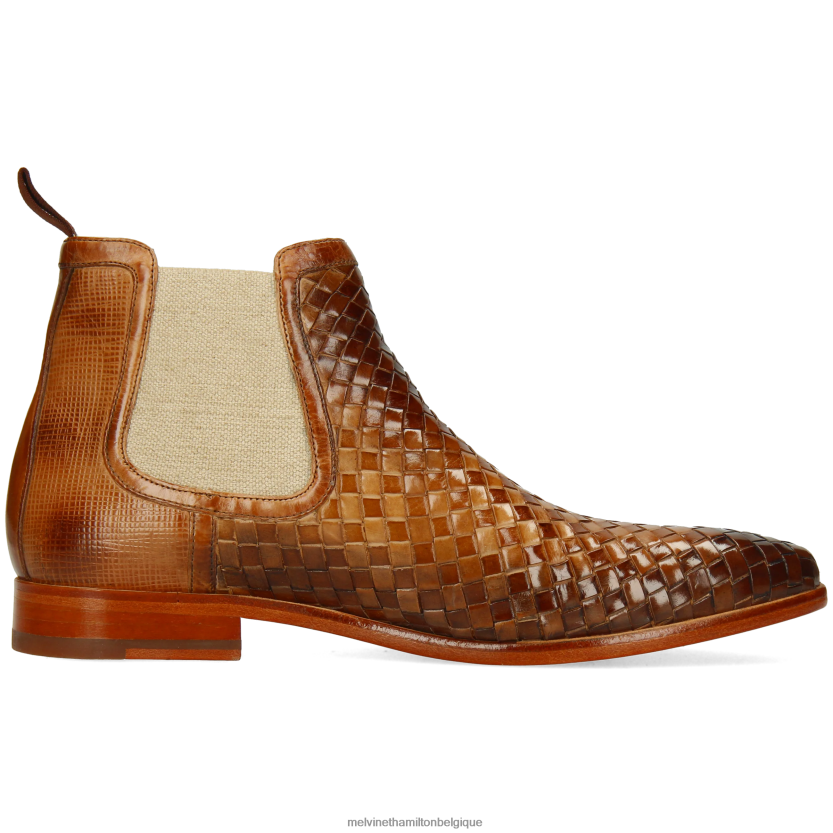 Melvin & Hamilton Hommes Brad 6 R4422814 bottines brun clair