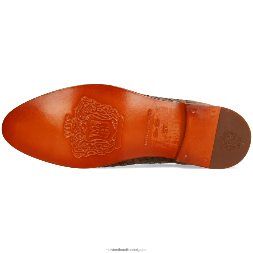 Melvin & Hamilton Hommes Brad 6 R4422814 bottines brun clair