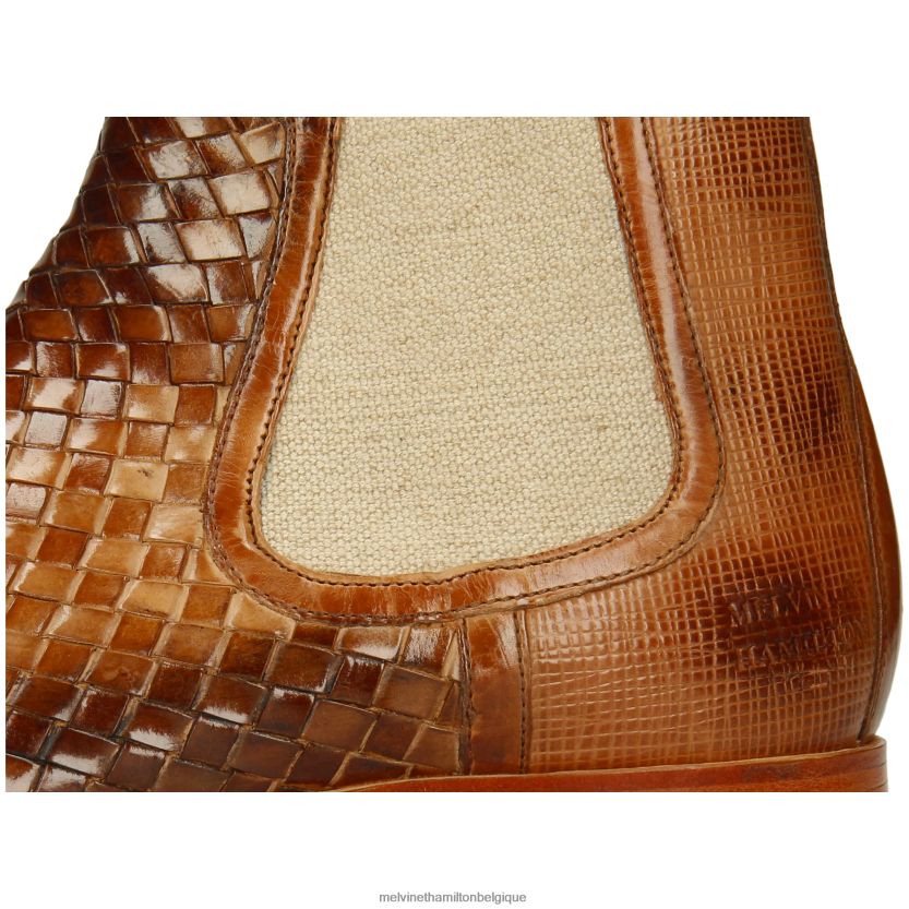 Melvin & Hamilton Hommes Brad 6 R4422814 bottines brun clair