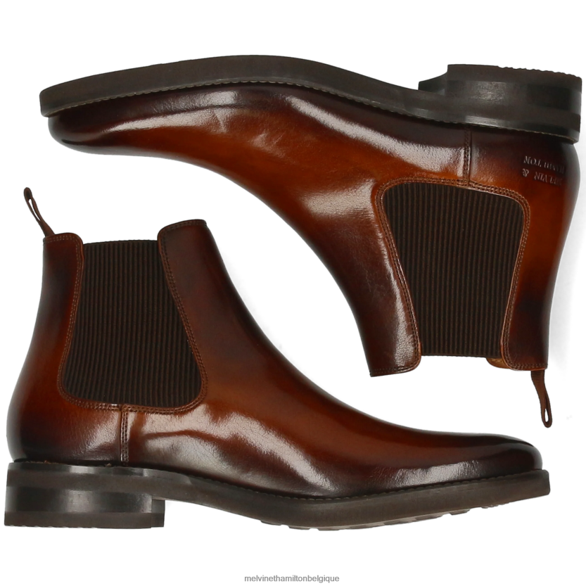Melvin & Hamilton Hommes Clint 7 R4422853 bottines brun