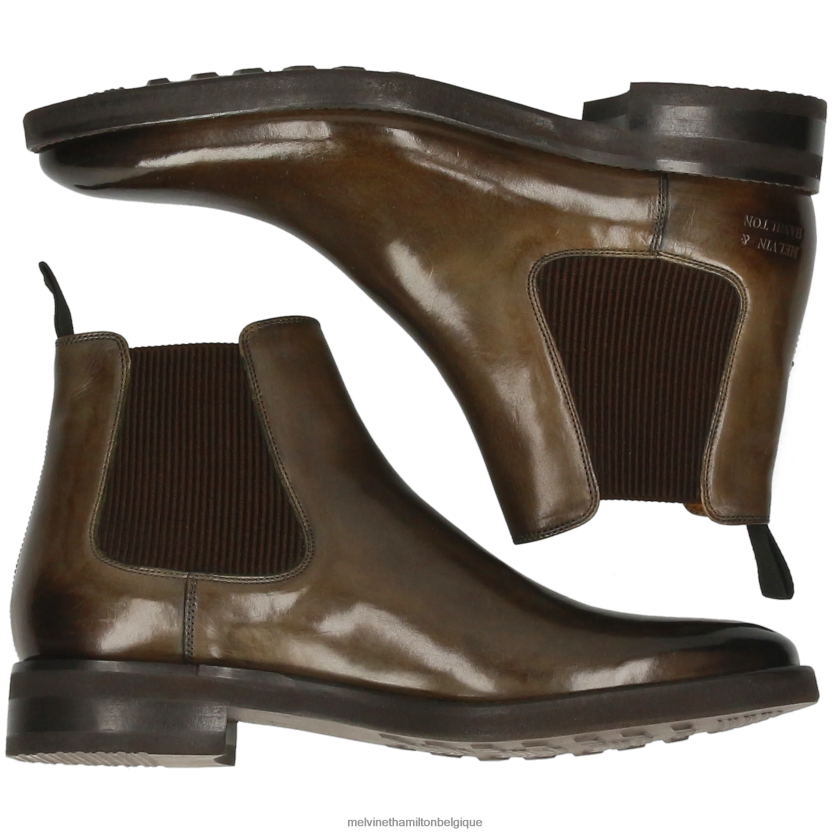 Melvin & Hamilton Hommes Clint 7 R4422859 bottines kaki