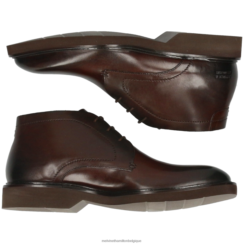 Melvin & Hamilton Hommes Félix 1 R4422867 bottines brun