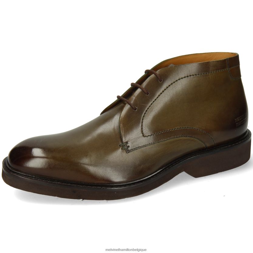 Melvin & Hamilton Hommes Félix 1 R4422877 bottines kaki
