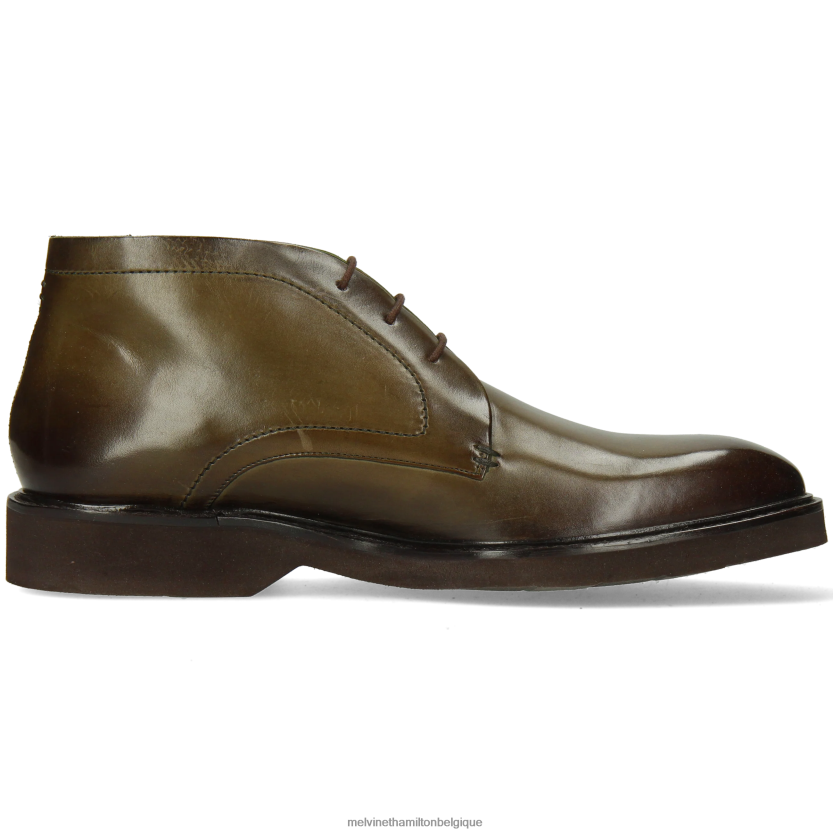 Melvin & Hamilton Hommes Félix 1 R4422877 bottines kaki