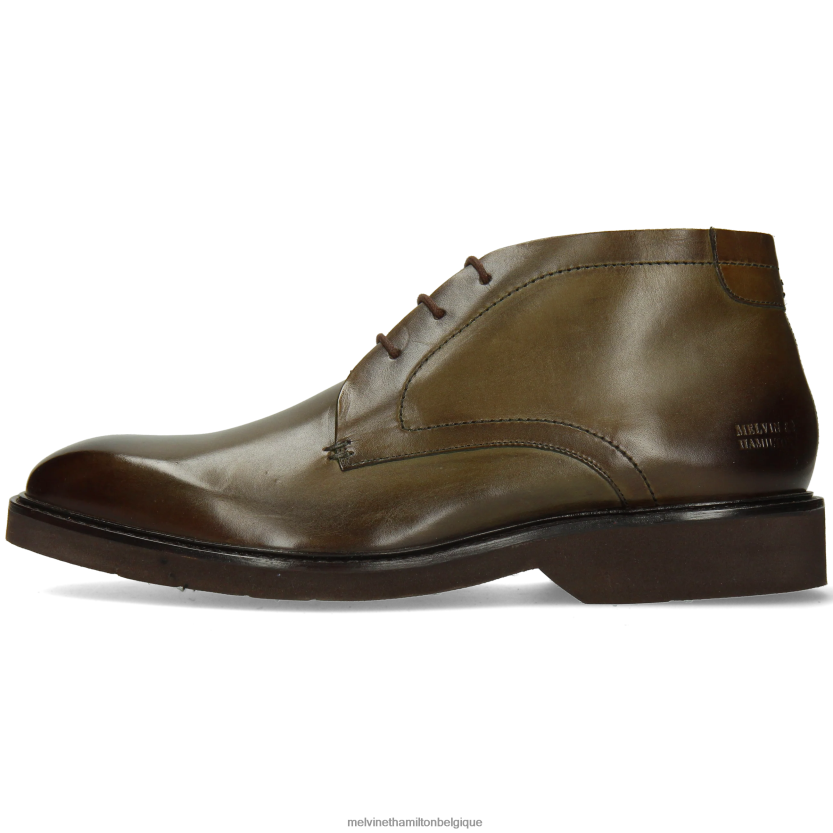 Melvin & Hamilton Hommes Félix 1 R4422877 bottines kaki