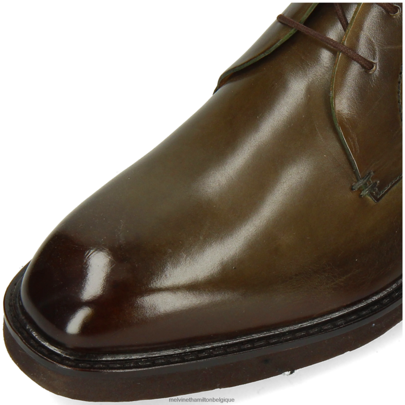 Melvin & Hamilton Hommes Félix 1 R4422877 bottines kaki