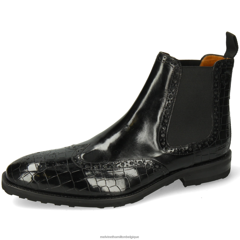 Melvin & Hamilton Hommes Flynn 2 R4422824 bottines noir
