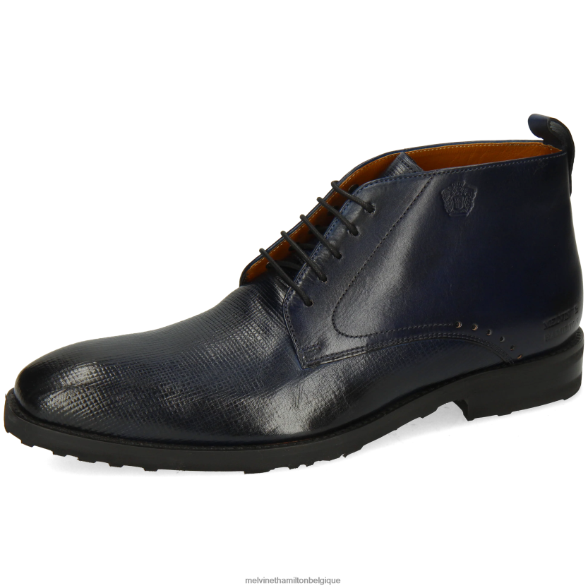 Melvin & Hamilton Hommes Flynn 3 R4422829 bottines bleu